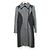 Max Mara Cappotto lungo in maglia combinata defile SPORTMAX Marrone Nero