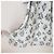 Autre Marque Vestido largo estampado NATURAL BEAUTY BASIC Blanco - vista 4