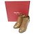 Botines de piel de becerro Salvatore Ferragamo Castaño
