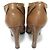 Botines de piel de becerro Salvatore Ferragamo Castaño - vista 4