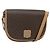 Céline Celine Vintage Macadam Canvas and Leather Marrone