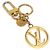 Portachiavi Louis Vuitton oro D'oro