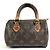 Borsa Louis Vuitton M41534 Monogram Mini Speedy Marrone