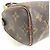 Borsa Louis Vuitton M41534 Monogram Mini Speedy Marrone - vista 7