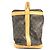 Borsa Louis Vuitton Monogram Cruiser 40 Marrone - vista 4