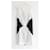 Yves Saint Laurent Vestido de seda estampado Rorschach Stefano Pilati Negro Blanco  - vista 2