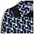 Prada Abrigo Capa Jacquard Geométrico Azul Marino - vista 5