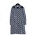 Prada Abrigo Capa Jacquard Geométrico Azul Marino