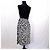 Falda Yves Saint Laurent Rive Gauche Estampado Botánico 1980 Negro Blanco - vista 2