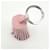Hermès Schlüsselanhänger Carmen Rose Darling Milo Lammfell Pink  - Ansicht 4