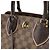 Borsa Louis Vuitton Damier Normandie Marrone - vista 10