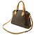 Bolso Louis Vuitton Monogram Rivoli MM Castaño - vista 3