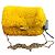 Fendi Nano Baguette Pelliccia Gialla Giallo