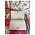 Dior Portafoglio con Catena Studded in pelle Bianco Crudo Bianco sporco Gold hardware - vista 8
