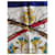 Hermès Sciarpa di Seta Daïmyo Princes du Soleil Levant 90cm Blu navy - vista 10