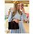 Toto Bag Borsa Hermès Tote PM in Tela - Blu Navy Blu scuro - vista 2