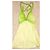 Autre Marque Abito da Cerimonia in Seta Chiffon Giallo e Verde Verde chiaro - vista 15