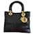 Dior Lady Dior Medium Borsa in pelle d'agnello nera Nero