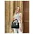 Dior Lady Dior Medium Borsa in pelle d'agnello nera Nero - vista 4