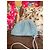 Borsa Pouch Bottega Veneta in Raffia Azzurro Turchese Chiaro Blu Blu chiaro - vista 3