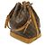 Borsa a tracolla Louis Vuitton Monogram Noe Marrone - vista 3