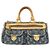 Borsa Boston Louis Vuitton Monogram Denim Neo Speedy Blu