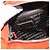 Borsa a Spalla PRADA Nylon Arancione Argento Auth BA12584A - vista 17