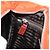 Borsa a Spalla PRADA Nylon Arancione Argento Auth BA12584A - vista 21