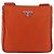 Borsa a Spalla PRADA Nylon Arancione Argento Auth BA12584A - vista 3