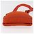 Borsa a Spalla PRADA Nylon Arancione Argento Auth BA12584A - vista 9