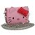 BALENCIAGA Mini Chain Wallet Kitty Leather Pink Silver 623241 Auth 170544SM Argento Rosa