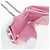 BALENCIAGA Mini Chain Wallet Kitty Leather Pink Silver 623241 Auth 170544SM Argento Rosa - vista 24