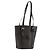 Céline Borsa Tote CELINE Macadam in tela PVC e pelle nera e oro Auth 179349 Nero D'oro