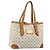 LOUIS VUITTON Borsa Tote Hampstead MM Damier Azur N51206 LV Auth ep14515