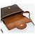 Céline CELINE Macadam Canvas Schultertasche PVC Leder Braun Gold Auth ka4327 Golden - Ansicht 14