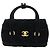 Borsa Bowling Mini Matelassé con Catena CHANEL Velluto 2way Nero Oro CC Auth 178047SM D'oro - vista 2