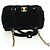 Borsa Bowling Mini Matelassé con Catena CHANEL Velluto 2way Nero Oro CC Auth 178047SM D'oro - vista 6