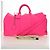Borsa LOUIS VUITTON Keepall Bandouliere in pelle Taurillon M56925 LV Auth 178545SM Rosa - vista 32