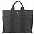 Hermès HERMES Her Line Tote PM Tragetasche Canvas Grau Silber Auth 179728A Braun - Ansicht 2