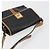 Céline CELINE Schultertasche aus Leder Schwarz Gold Auth 179287 Golden - Ansicht 6