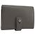 SAINT LAURENT Key Case Leather Gray Silver Auth bs35102 Brown Silvery