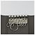 SAINT LAURENT Key Case Leather Gray Silver Auth bs35102 Brown Silvery - view 16