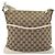 Borsa a Spalla GUCCI GG Canvas Beige Argento 145857 Auth BA12521 - vista 2