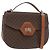 Céline Borsa a Mano CELINE Macadam Canvas PVC Pelle 2way Marrone Oro Auth BA12509 D'oro
