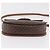 Céline Borsa a Mano CELINE Macadam Canvas PVC Pelle 2way Marrone Oro Auth BA12509 D'oro - vista 11