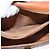 Céline Borsa a Mano CELINE Macadam Canvas PVC Pelle 2way Marrone Oro Auth BA12509 D'oro - vista 23