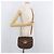 Céline Borsa a Mano CELINE Macadam Canvas PVC Pelle 2way Marrone Oro Auth BA12509 D'oro - vista 25