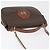 Céline Borsa a Mano CELINE Macadam Canvas PVC Pelle 2way Marrone Oro Auth BA12509 D'oro - vista 6
