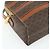 Céline Borsa a tracolla CELINE Macadam Canvas PVC Pelle Marrone Oro Auth ka4342 D'oro - vista 11
