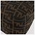 FENDI Zucca Canvas Mamma Baguette Borsa a Spalla Nero Marrone Auth 179388SAV - vista 12